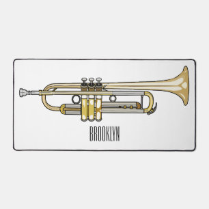 Trumpet cartoon illustratie bureaumat