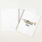 Trumpet cartoon illustratie planner (Display)