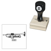 Trumpet cartoon illustratie rubberstempel (Gestempeld)