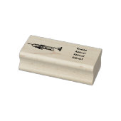 Trumpet cartoon illustratie rubberstempel (Stempel)