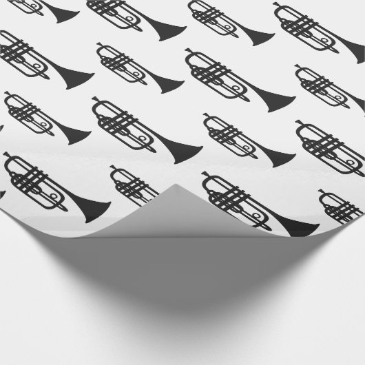 Trumpet-cartoon papier (Hoek)