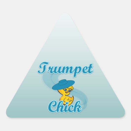 Trumpet Chick #3 Sticker (Voorkant)