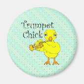 Trumpet Chick Magneet (Voorkant)