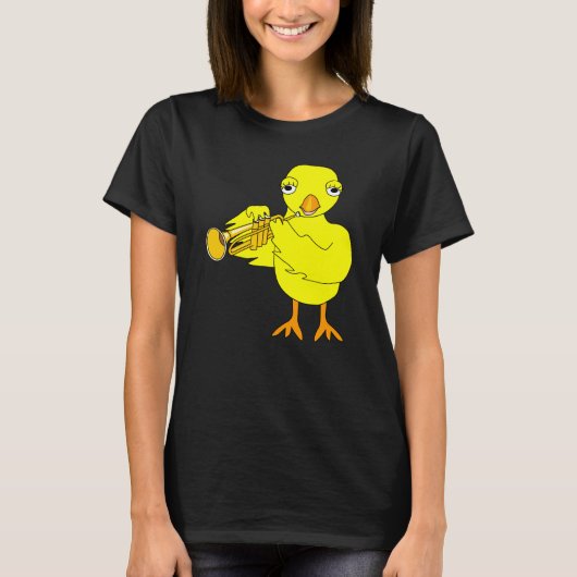 Trumpet Chick T-shirt (Voorkant)