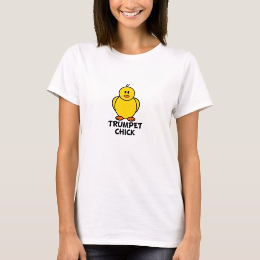 Trumpet Chick T-shirt (Voorkant)