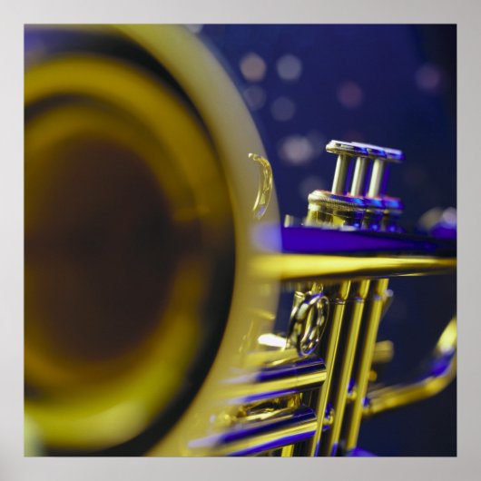 Trumpet Close-up 3 Poster (Voorkant)