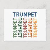 Trumpet Colorful Briefkaart (Voorkant)