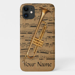Trumpet Custom Musical Notes Case-Mate iPhone Case