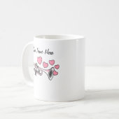 Trumpet Custom Wedding Mok Messing Muzikant (Voorkant links)