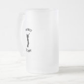Trumpet de hele dag matglas bierpul (Voorkant links)