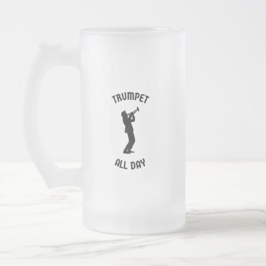 Trumpet de hele dag matglas bierpul (Links)