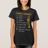 Trumpet Dynamics Music Marching Band Trumpeter T-shirt (Voorkant)
