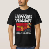 Trumpet - Een Trumpet afspelen T-shirt (Voorkant)
