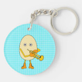 Trumpet Egghead Sleutelhanger (Achterkant)
