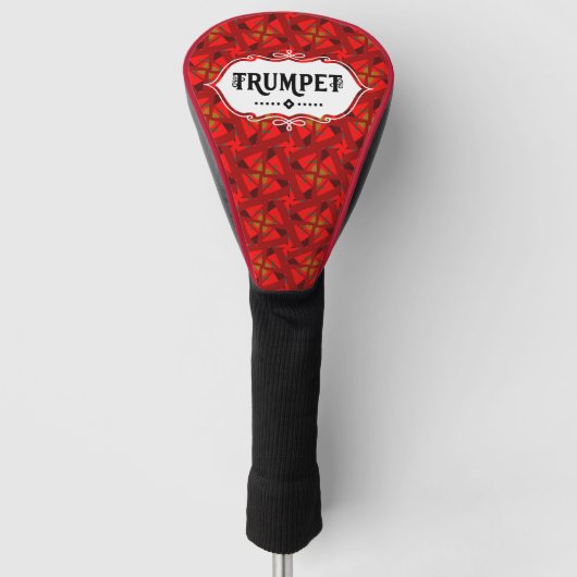 Trumpet Emblem Golfheadcover (Voorkant)