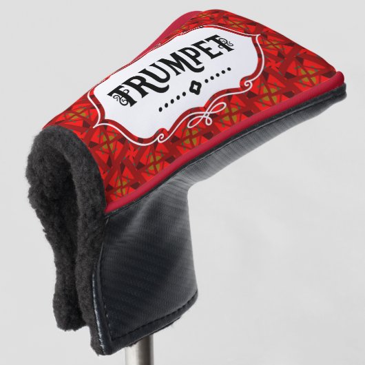 Trumpet Emblem Golfheadcover (3/4 voorkant)