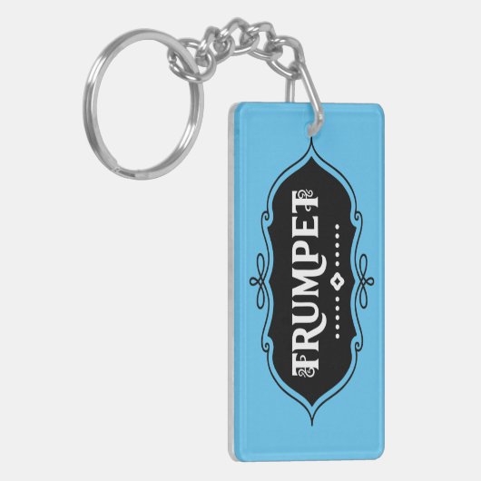Trumpet Emblem Sleutelhanger (Voorkant Links)