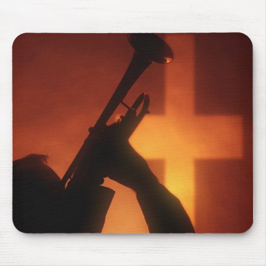 Trumpet en Cross Muismat (Voorkant)