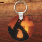 Trumpet en Cross Sleutelhanger (Voorkant)