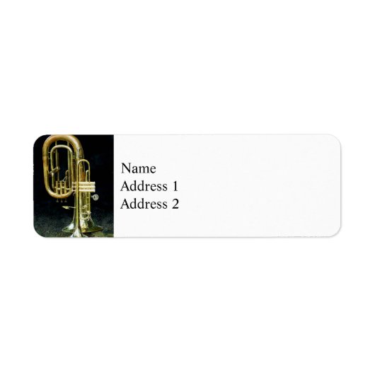Trumpet en Tuba Etiket (Voorkant)