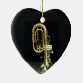 Trumpet en Tuba Keramisch Ornament (Rechts)