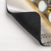 Trumpet en vel Music Brass Instrument Muismat (Hoek)