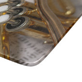 Trumpet en vel Music Brass Instrument Snijplank (Hoek)