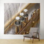 Trumpet en vel Music Brass Instrument Wandkleed (In Situ (horizontaal))