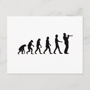 Trumpet Evolution Briefkaart
