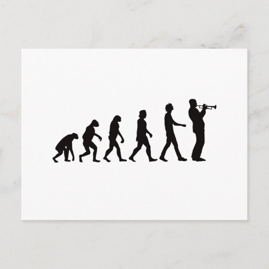 Trumpet Evolution Briefkaart (Voorkant)