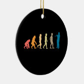 Trumpet Evolution Keramisch Ornament (Rechts)