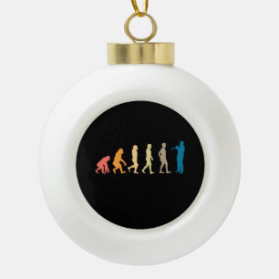 Trumpet Evolution Keramische Bal Ornament