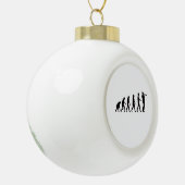 Trumpet Evolution Keramische Bal Ornament (Links)