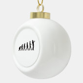 Trumpet Evolution Keramische Bal Ornament (Rechts)