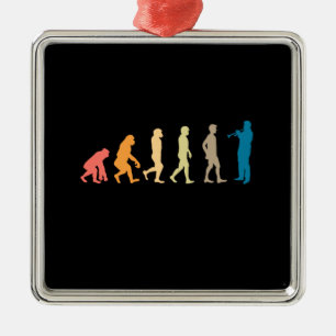 Trumpet Evolution Metalen Ornament