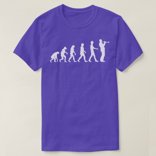 Trumpet Evolution T-shirt (Design voorkant)