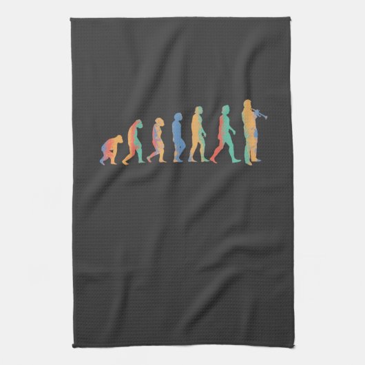 Trumpet Evolution Theedoek (Verticaal)