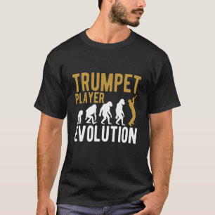 Trumpet Evolution Trumpet Jazz vel Music Jazz Mu T-shirt