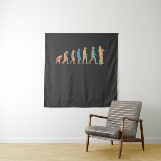 Trumpet Evolution Wandkleed (In situ)