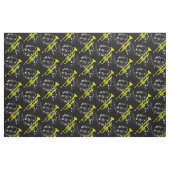 Trumpet Fabric - Donker Stof (Fat Quarter)