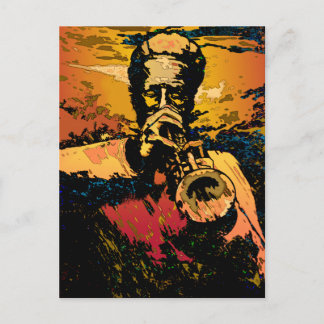 Trumpet Fire Briefkaart