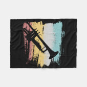 Trumpet  fleece deken (Voorkant (Horizontaal))