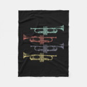 Trumpet  fleece deken (Voorkant)