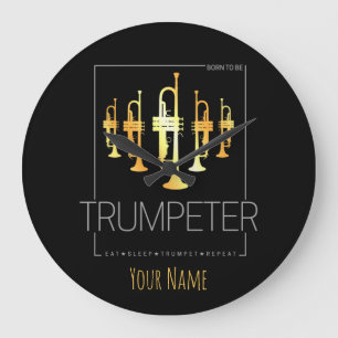 Trumpet Geboren als Trumpeter voor muzikanten Grote Klok