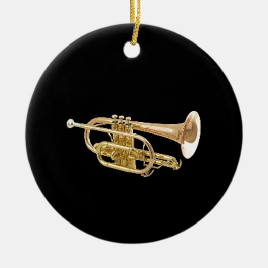"Trumpet"-geschenken en -producten Keramisch Ornament (Voorkant)