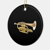 "Trumpet"-geschenken en -producten Keramisch Ornament (Links)