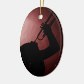 Trumpet Girl Ornament (Links)