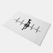 Trumpet hartslag deurmat (Schuin)