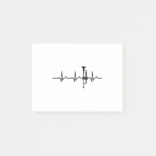 Trumpet hartslag - Trumpet Shirt voor Trumpet Play Post-it® Notes