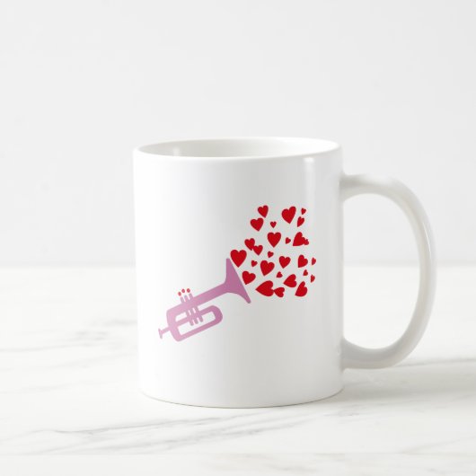 Trumpet Hearts Koffiemok (Rechts)